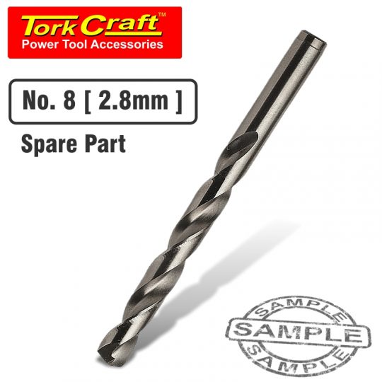 Replacement drill bit 2.8mm for screw pilot #8